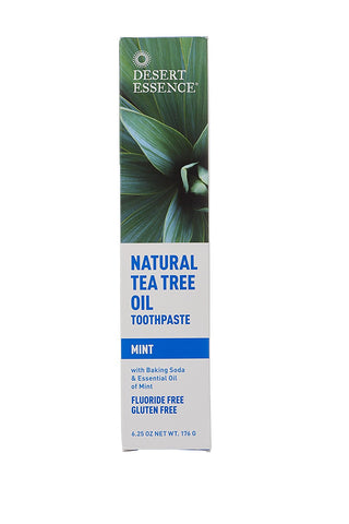 Desert Essence Natural Tea Tree Oil Toothpaste Mint-6.25 Oz