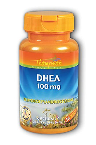 Thompson DHEA 100 Mg Once Daily-30 Vegetarian Capsules