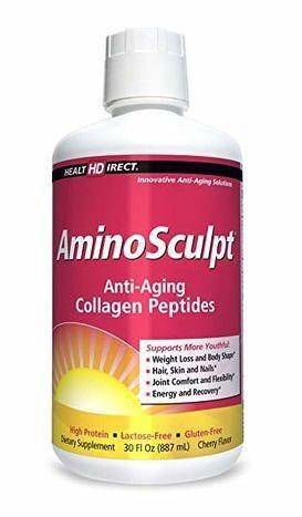 HealtHDirect AminoSculpt Liquid Collagen Supplement, Tart Cherry Flavor