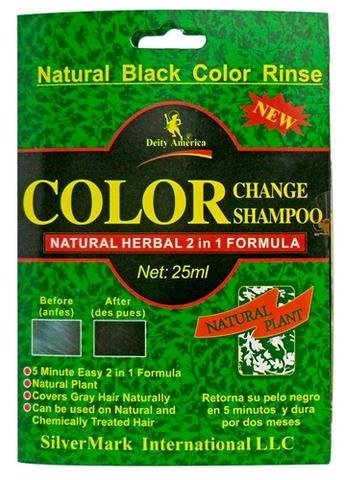 Deity America Color Change Shampoo Natural Black Rinse-25 mL