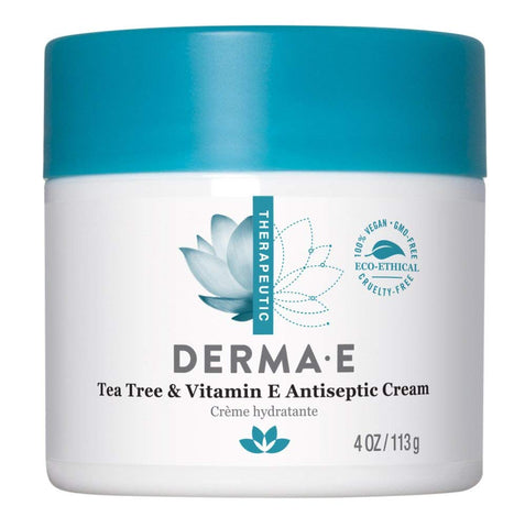 Derma E Tea Tree And E Antiseptic Creme-4 Oz