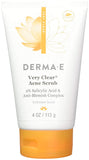 Derma E Very Clear Acne Scrub With Herbal Anti-Blemish Complex-4 Oz