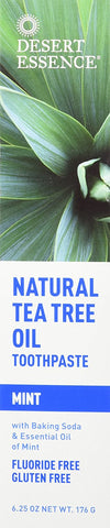 Desert Essence Natural Tea Tree Oil Toothpaste Fennel-6.25 Oz