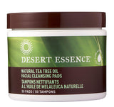 Desert Essence Natural Tea Tree Oil Facial Cleansing Pads Original-50 Pads