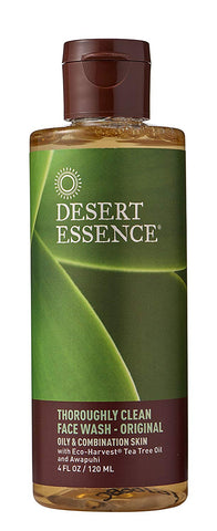 Desert Essence Thoroughly Clean Face Wash Original-4 Oz