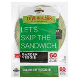 Tumaros Low-In-Carb Wraps, Garden Veggie - 8 Count