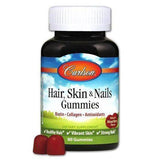 Carlson Hair Skin & Nails Gummies, Mixed Berry Flavor - 60 Count