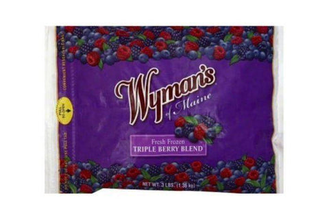 Wymans Triple Berry Blend, Fresh Frozen - 3 Pounds