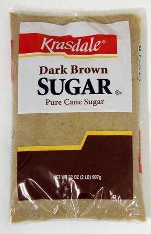 Krasdale Dark Brown Sugar - 32 Ounces
