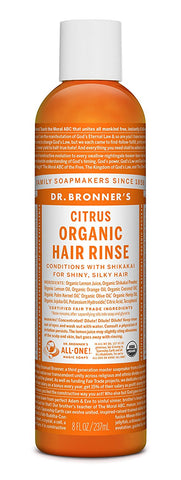 Dr.Bronner's Organic Hair Rinse Citrus-8 Oz