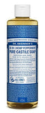 Dr.Bronner's Pure Castile Soap 18 In 1 Hemp Peppermint-16 Oz