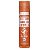 Dr.Bronner's Organic Lip Balm Orange Ginger-0.15 Oz