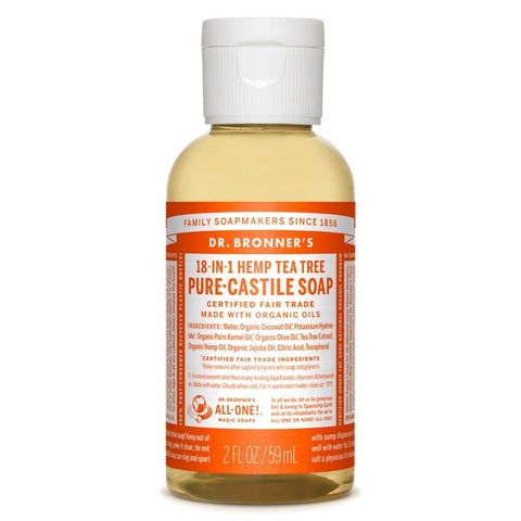 Dr.Bronner's Pure Castile Soap 18 In 1 Hemp Tea Tree-2 Oz