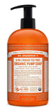 Dr.Bronner's Organic Pump Soap 4 In 1 Sugar Tea Tree-24 Oz