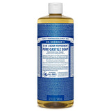 Dr.Bronner's Pure Castile Soap 18 In 1 Hemp Peppermint-32 Oz