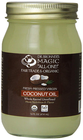 Dr.Bronner's Organic Virgin Coconut Oil-14 Oz