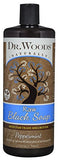 Dr.Woods Raw Black Soap With Shea Butter & Peppermint-32 Oz