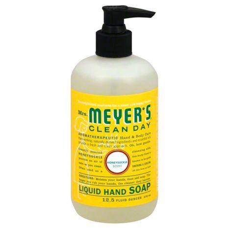 Mrs Meyers Clean Day Hand Soap, Honeysuckle Scent - 12.5 Ounces