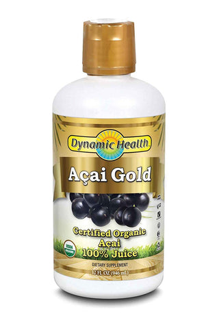 Dynamic Health Certified Organic Acai Juice-32 Oz