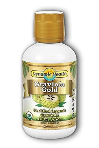 Dynamic Health Graviola Gold Pure Guanabana Soursop-16 Oz