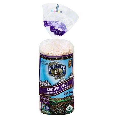 Lundberg Rice Cakes, Organic, Brow Rice, Salt-Free - 8.5 Ounces