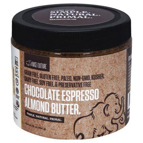 Base Culture Almond Butter, Chocolate Espresso - 16 Ounces