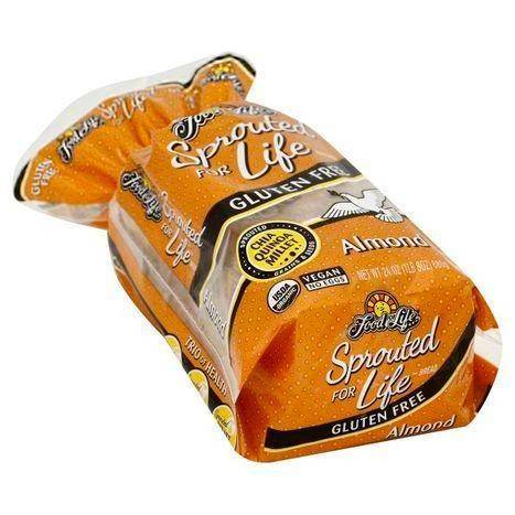 Food for Life Sprouted for Life Bread, Gluten Free, Almond - 24 Ounces