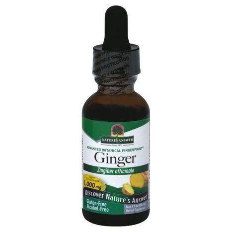Natures Answer Ginger, Super Concentrated, 1000 mg - 1 Ounce