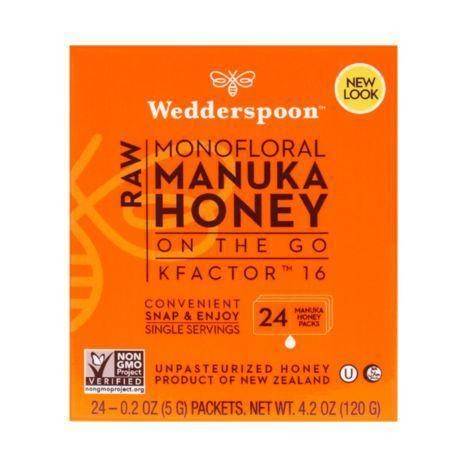 Wedderspoon Raw Monofloral Manuka Honey - 0.2 Ounces