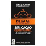 EatingEVOLVED Chocolate, Primal, Crunchy Caramel, 85% Cacao - 2.5 Ounces