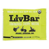 LivBar Lemongrass Cherry Matcha Superfood Bar - 1.55 Ounces