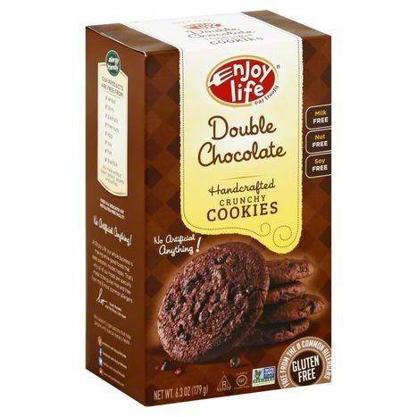 Enjoy Life Cookies, Double Chocolate, Crunchy - 6.3 Ounces