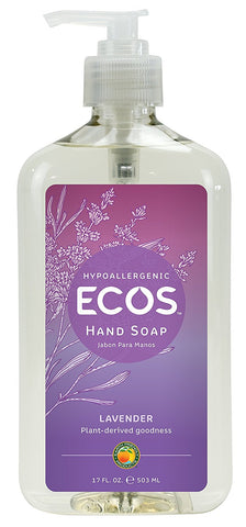 Earth Friendly ECOS Hand Soap Lavender-17 Oz