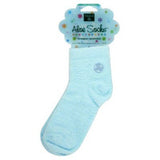 Earth Therapeutics Aloe Moisture Aloe Socks Blue-1 Pair