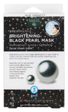 Earth Therapeutics Brightening Black Pearl Mask Facial Sheet Mask-3 Pack
