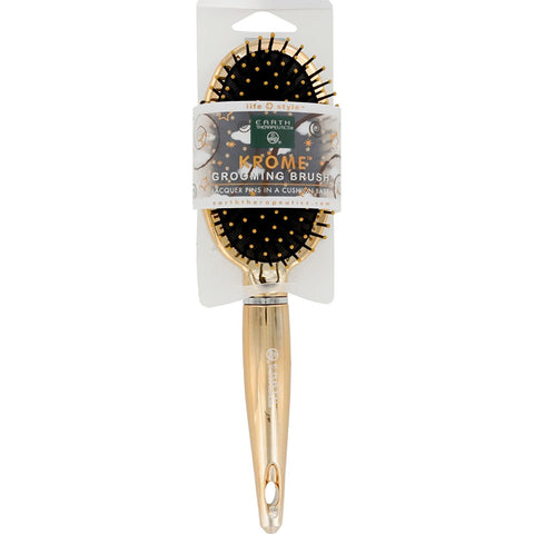 Earth Therapeutics Krome Grooming Brush Gold Color