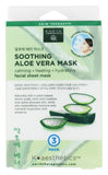 Earth Therapeutics Soothing Aloe Vera Mask Facial Sheet Mask-3 Pack