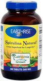 Earthrise Spirulina Natural Green Superfood For Longevity 500 Mg-360 Tablets