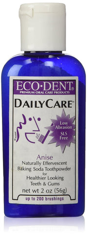 Eco Dent Daily Care Baking Soda Toothpowder Anise-2 Oz