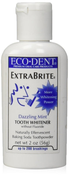 Eco Dent Extra Brite Baking Soda Toothpowder Dazzling Mint-2 Oz – The ...
