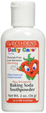 Eco Dent Daily Care For Kids Baking Soda Toothpowder Strawberry-2 Oz