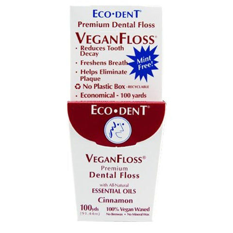 Eco Dent Premium Dental Floss Cinnamon-100 Yds