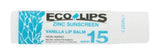 Eco Lips Zinc Sunscreen SPF 15 Vanilla Lip Balm-0.15 Oz
