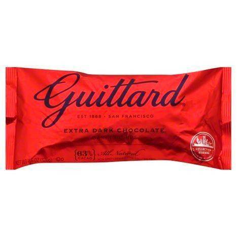 Guittard Baking Chips, Extra Dark Chocolate, 63% Cacao - 11.5 Ounces