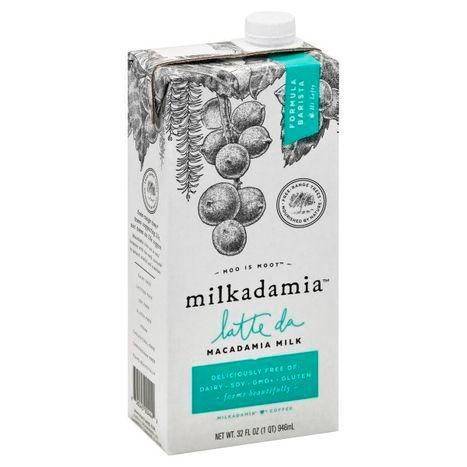 Milkadamia Macadamia Milk, Latte Da Barista - 32 Ounces