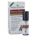 Forces of Nature Nerve Pain, Organic, Roll On, Coffea Cruda - 0.14 Ounces