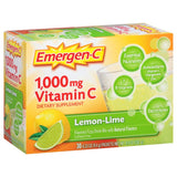 Emergen-C Vitamin C 1000 Mg Lemon Lime Flavor 30 Packets-9.9 Oz