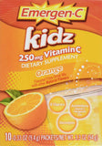 Emergen-C Kidz Vitamin C 250 Mg Orange Flavor 10 Packets-3.3 Oz