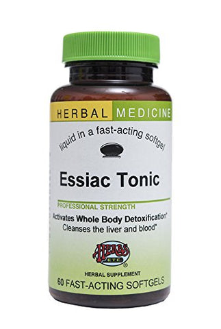 Herbs Etc Essiac Tonic Professional Strength-60 Fast Acting Softgels