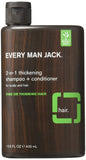 Every Man Jack 2 in 1 Shampoo Plus Conditioner Tea Tree-13.5 Oz